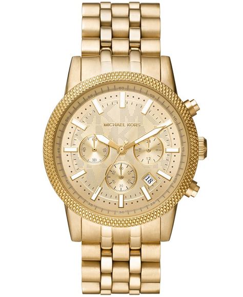 Amazon.com: Michael Kors Hutton Chronograph Stainless Steel 